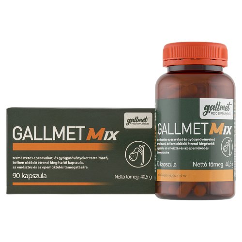 Gallmet Mix étrend-kiegészítő kapszula 90 db - Kép 2