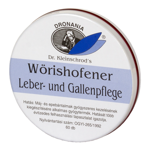 Wörishofener Leber- und Gallenpflege tabletta 60 db - Kép