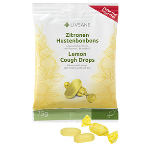 LIVSANE Citrom ízű cukorka 75g kép