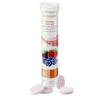 LIVSANE Kalcium D3 K2 pezsgőtabletta 20 db - Kép