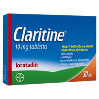 Claritine 10mg tabletta 30 db - Kép