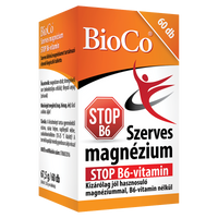 BioCo Szerves Magnézium Stop B6-vitamin tabletta 60 db - Kép