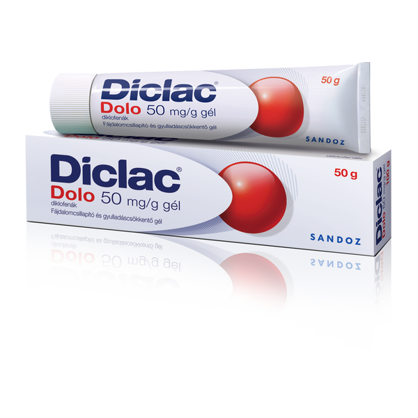 Diclac Dolo 50mg/g gél 50g - Kép 2
