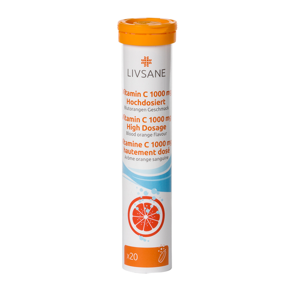 LIVSANE C vitamin 1000 mg pezsgőtabletta 20 db - Kép