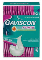 Gaviscon forte borsmenta ízű belsőleges szuszpenzió tasakban 24x10ml - Kép