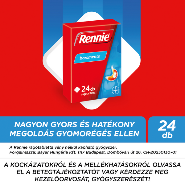 Rennie rágótabletta 24 db - Kép 5