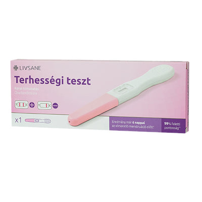 LIVSANE Terhességi teszt – Korai kimutatás 1 db