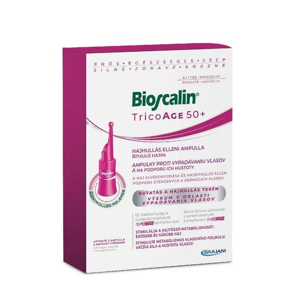 Bioscalin TricoAge 50+ hajhullás elleni ampulla 8 x 3.5ml - Kép