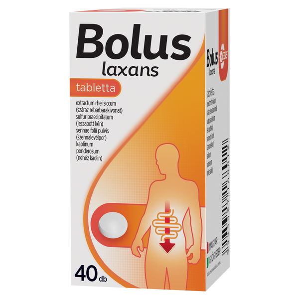 Bolus laxans tabletta 40 db - Kép