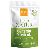 BioCo 100% Natur C-vitamin Ascorbic acid por 400g - Kép