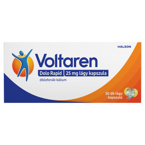 Voltaren Dolo Rapid 25 mg lágy kapszula 30 db kép
