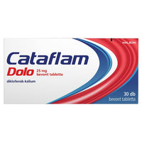 Cataflam Dolo 25 mg bevont tabletta 30 db - Kép