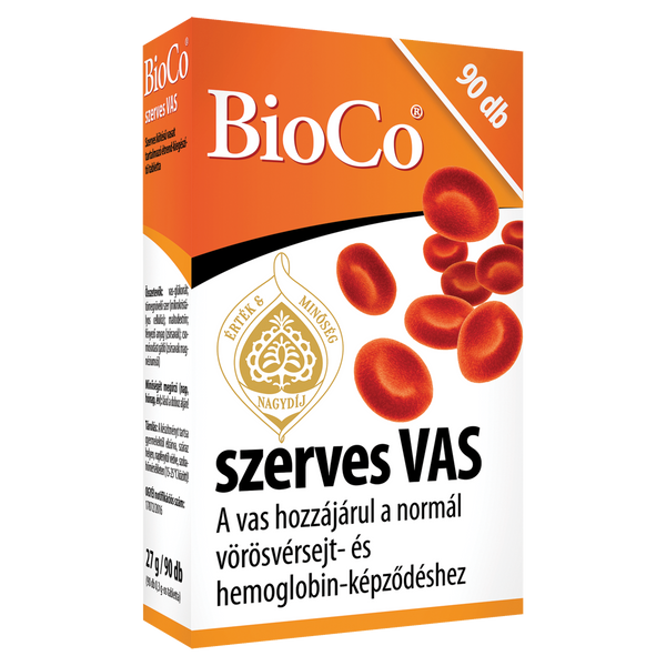 BioCo szerves Vas tabletta 90 db - Kép 4