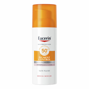 Eucerin Sun Pigment Control napozó fluid arcra SPF50+ 50ml kép