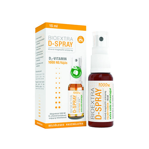 Bioextra D3 vitamin 1000NE szájspray 15ml - Kép