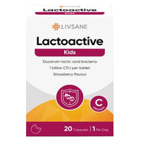 LIVSANE Lactoactive Kids rágótabletta 20 db - Kép