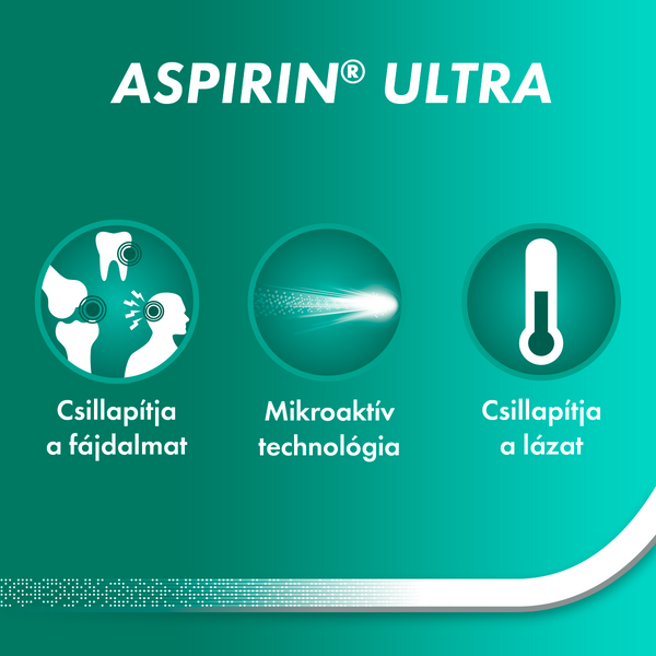 Aspirin Ultra 500 mg bevont tabletta 20 db - Kép 6