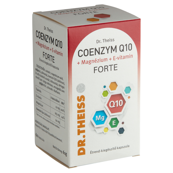 Dr.Theiss Coenzym Q10 +Mg+E vitamin étrend-kiegészítő kapszula FORTE 60 db - Kép 4