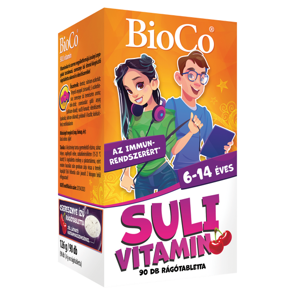 BioCo Suli vitamin cseresznyés rágótabletta 90 db - Kép 1