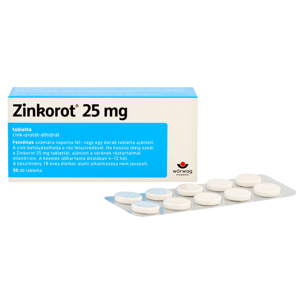 Zinkorot 25 mg tabletta 50 db - Kép 2