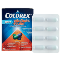 Coldrex Plus köhögés elleni kemény kapszula 16 db - Kép
