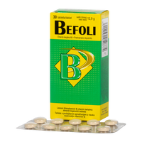 Befoli B vitamin tartalmú retard tabletta 30 db - Kép