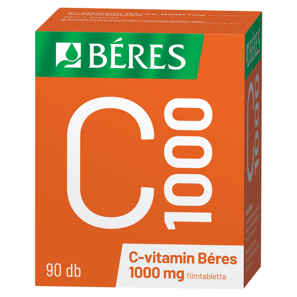 C-vitamin Béres 1000 mg filmtabletta 90 db - Kép 2