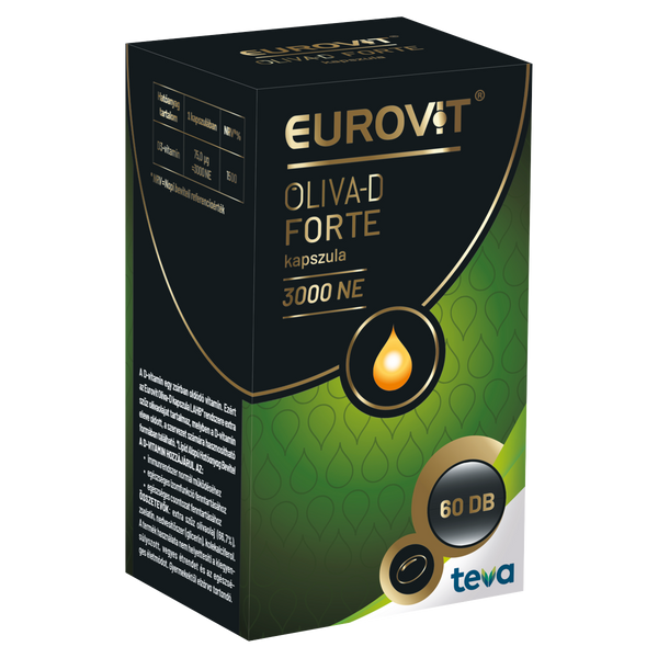 Eurovit Oliva-D Forte 3000NE kapszula 60 db - Kép 2