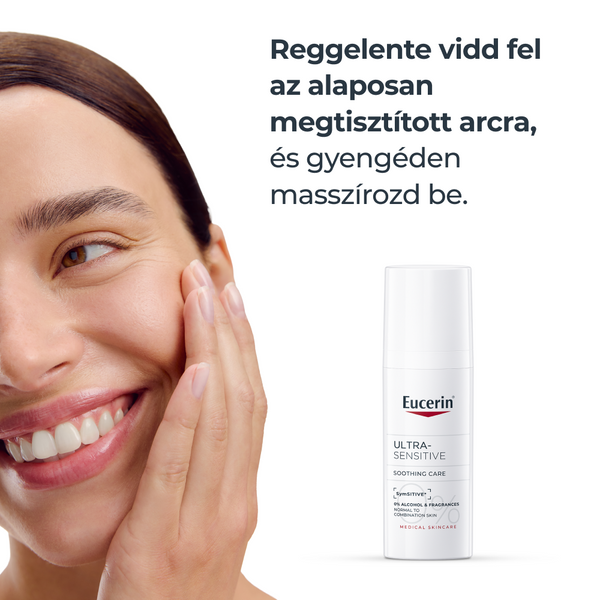 Eucerin UltraSensitive arcápoló normál, vegyes bőrre 50ml - Kép 3
