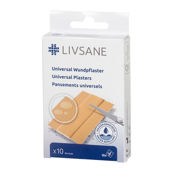 LIVSANE univerzális vágható sebtapasz 10 db - Kép