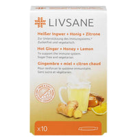 LIVSANE Hot Ginger Honey Lemon por 10 db - Kép
