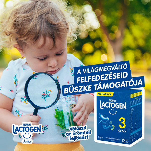 Lactogen Junior 3 tejalapú italpor 12 hónapos kortól 1000g - Kép 3