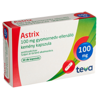 Astrix 100 mg gyomornedv-ellenálló kemény kapszula 30 db - Kép