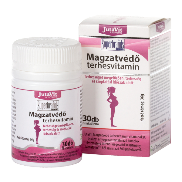 JutaVit Magzatvédő Terhesvitamin filmtabletta 30 db - Kép