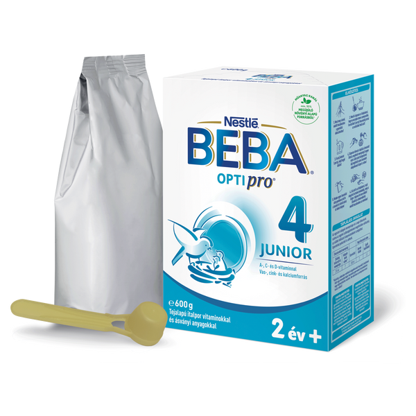 BEBA OPTIpro 4 Junior tejalapú italpor 2 éves kortól 600g - Kép 2