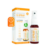 Bioextra D3 vitamin 200NE szájspray 15ml - Kép