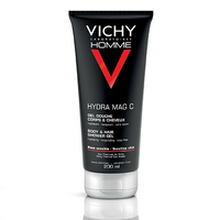 Vichy Homme Hydra Mag C hidratáló tusfürdő testre és hajra 200ml - Kép