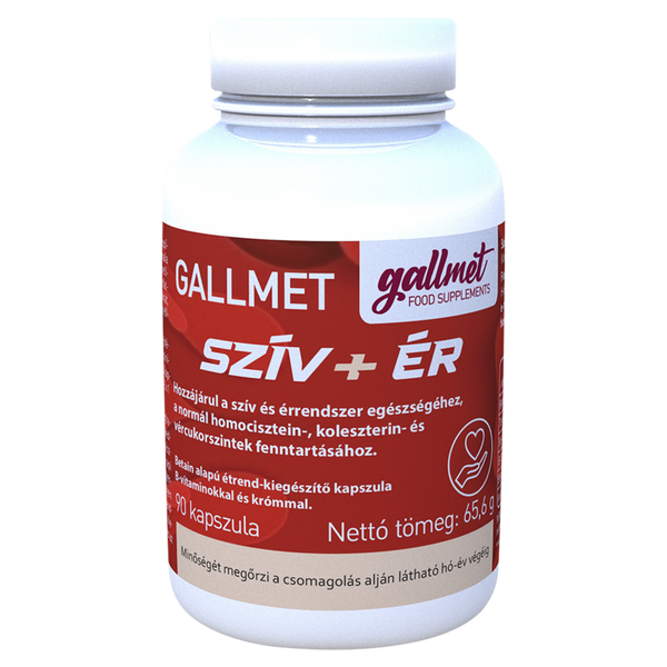 Gallmet Szív + Ér étrend-kiegészítő kapszula 90 db - Kép 8