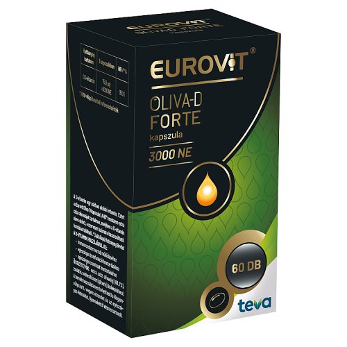 Eurovit Oliva-D Forte 3000NE kapszula 60 db - Kép 2