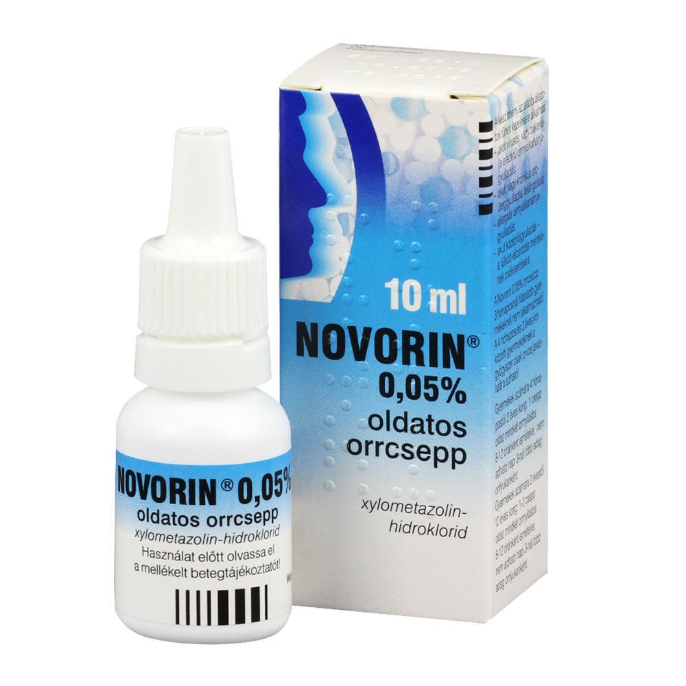 Novorin 0,05% oldatos orrcsepp 10ml