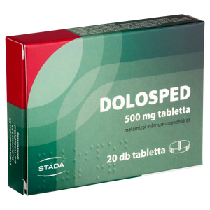 Dolosped 500 mg tabletta 20 db kép