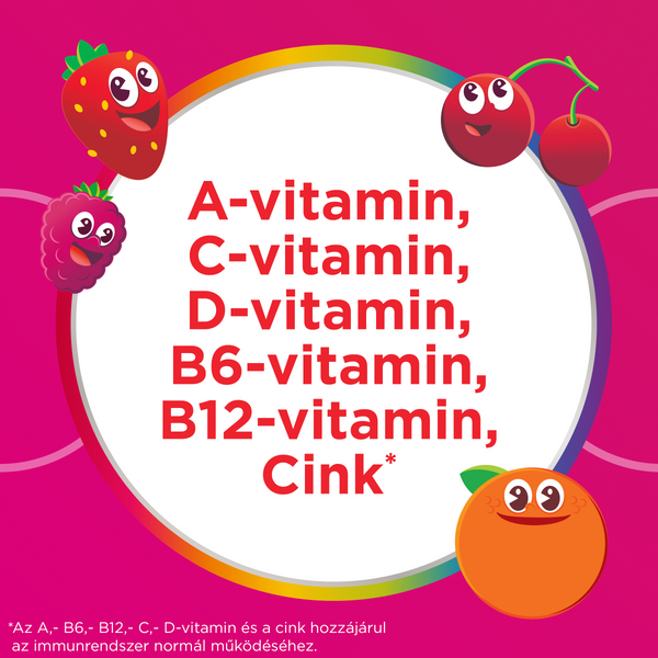 Centrum Kids gumivitamin Berry 60 db - Kép 7