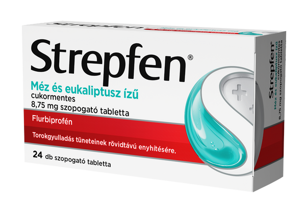 Strepfen méz és eukaliptusz ízű cukormentes 8,75 mg szopogató tabletta 24 db - Kép 3