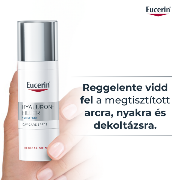Eucerin Hyaluron-Filler Ráncfeltöltő nappali arckrém normál, vegyes bőrre 50ml - Kép 9