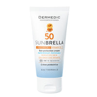 DERMEDIC Sunbrella Baby napfényvédő arckrém SPF50 50ml - Kép