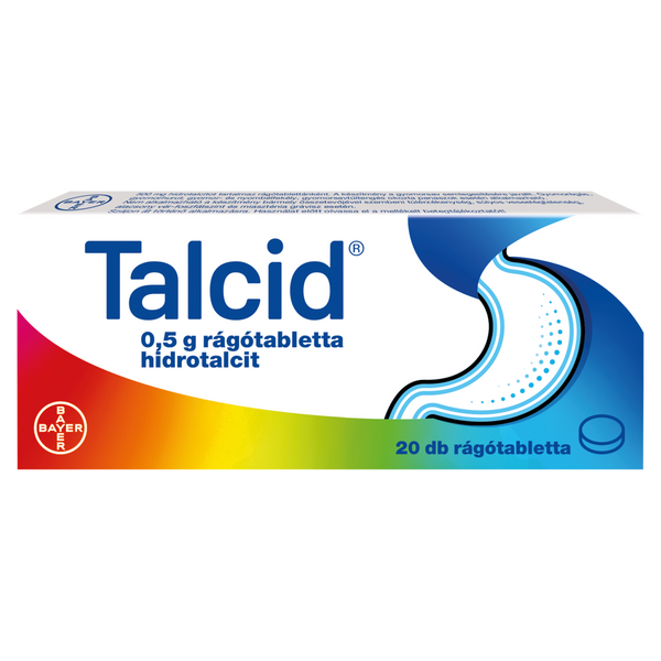 Talcid rágótabletta gyomorsav semlegesítésre 20 db - Kép 6
