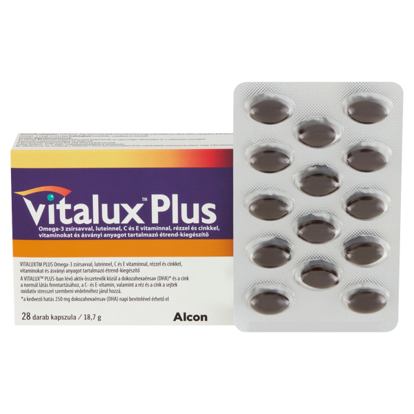 Vitalux Plus Omega-3 lutein 10 mg kapszula 28 db - Kép 3