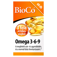 BioCo Omega 3-6-9 lágyzselatin kapszula 60 db - Kép