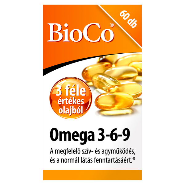 BioCo Omega 3-6-9 lágyzselatin kapszula 60 db - Kép 1