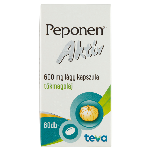 Peponen Aktív 600 mg lágy kapszula 60 db - Kép 2